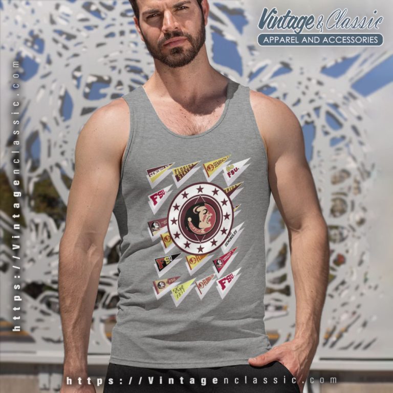 Florida State Seminoles 90s National Champions Tank Top Racerback Florida State Seminoles 90s National Champions Tank Top Racerback