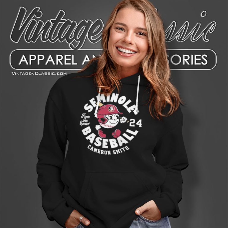 Florida State Seminoles Cameron Smith 2023 Ncaa Baseball Hoodie Florida State Seminoles Cameron Smith 2023 Ncaa Baseball Hoodie