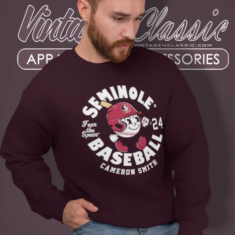 Florida State Seminoles Cameron Smith 2023 Ncaa Baseball Sweatshirt Florida State Seminoles Cameron Smith 2023 Ncaa Baseball Sweatshirt