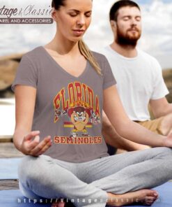 Florida State Seminoles Looney Tunes V Neck TShirt