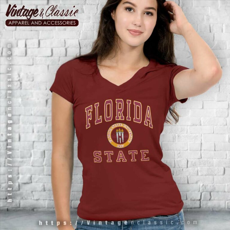 Florida State University Fsu V Neck TShirt Florida State University Fsu V Neck TShirt