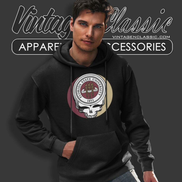 Florida State University Grateful Dead Steal Your Face Hoodie Florida State University Grateful Dead Steal Your Face Hoodie