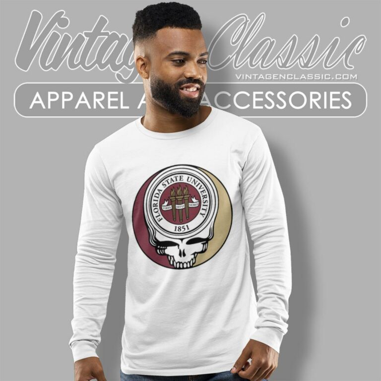 Florida State University Grateful Dead Steal Your Face Long Sleeve Tee Florida State University Grateful Dead Steal Your Face Long Sleeve Tee