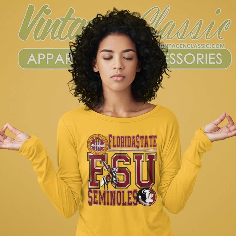 Florida State University Seminoles Fsu Long Sleeve Tee Florida State University Seminoles Fsu Long Sleeve Tee
