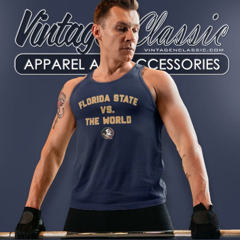 Florida State Vs The World Tank Top Racerback Florida State Vs The World Tank Top Racerback
