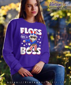 Floss Like A Boss 4th Of July Sweatshirt