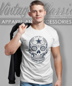 Flower Skull Dallas Cowboys Shirt