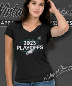 Fly Eagles Fly Eagles 2023 Nfl Playoffs V Neck TShirt