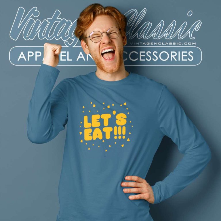 Fnaf Chica Let's Eat Long Sleeve Tee Fnaf Chica Let's Eat Long Sleeve Tee