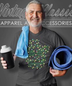 Fnaf Christmas Lights Freddy Face V Neck TShirt