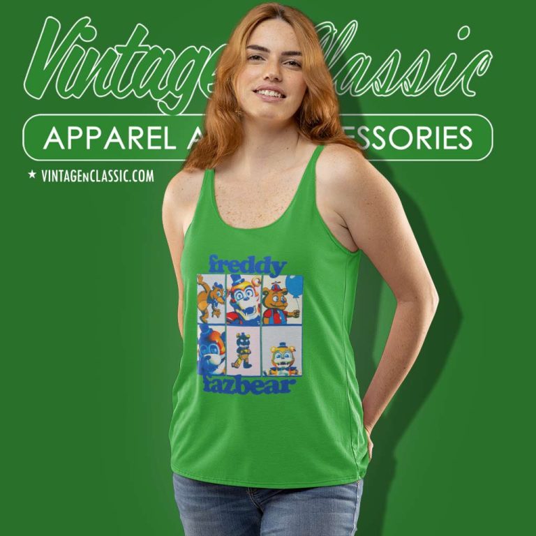 Fnaf Freddy Fazbear Tank Top Racerback Fnaf Freddy Fazbear Tank Top Racerback