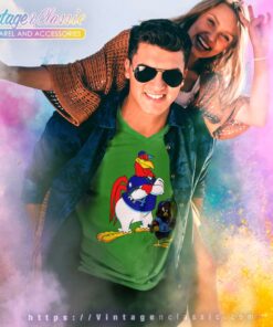 Foghorn Leghorn And Henery Hawk V Neck TShirt