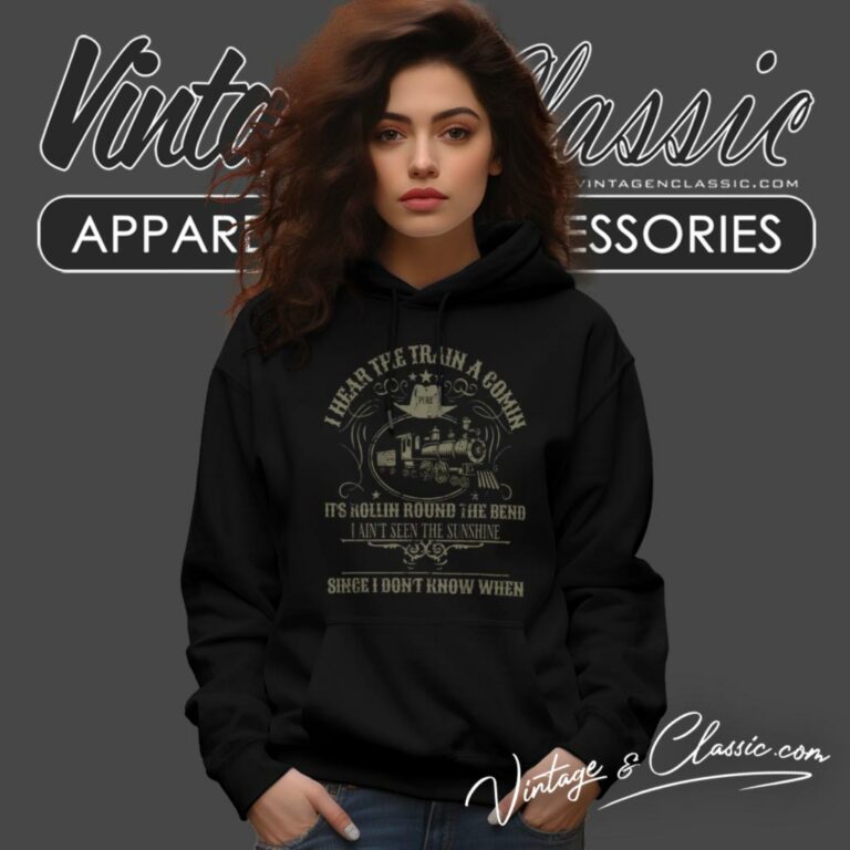 Folsom Prison Johnny Cash Lyric Hoodie Folsom Prison Johnny Cash Lyric Hoodie