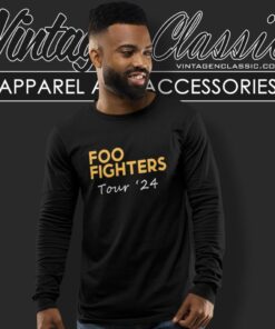Foo Fighters 2024 Tour Shirt Everything Or Nothing At All Tour 2024 Long Sleeve Tee
