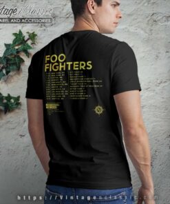 Foo Fighters 2024 Tour Shirt Everything Or Nothing At All Tour 2024 T Shirt Back Side