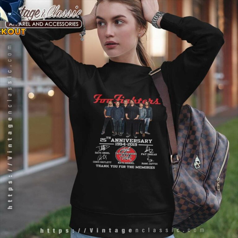 Foo Fighters 25th Anniversary Sweatshirt Foo Fighters 25th Anniversary Sweatshirt