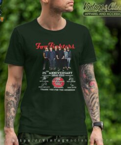 Foo Fighters 25th Anniversary T Shirt