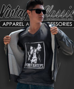 Foo Fighters Band Member V Neck TShirt