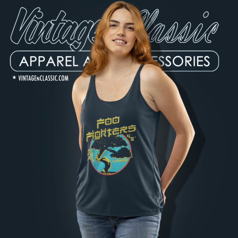 Foo Fighters Bonsai Tree Tank Top Racerback Foo Fighters Bonsai Tree Tank Top Racerback