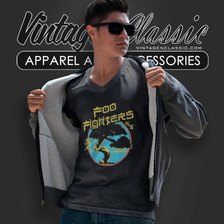 Foo Fighters Bonsai Tree V Neck TShirt Foo Fighters Bonsai Tree V Neck TShirt