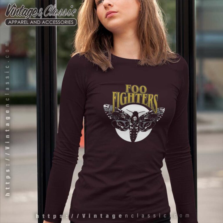 Foo Fighters Butterfly Logo Long Sleeve Tee Foo Fighters Butterfly Logo Long Sleeve Tee