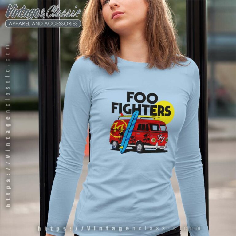Foo Fighters Camper Van Long Sleeve Tee Foo Fighters Camper Van Long Sleeve Tee
