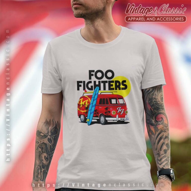 Foo Fighters Camper Van T Shirt Foo Fighters Camper Van T Shirt