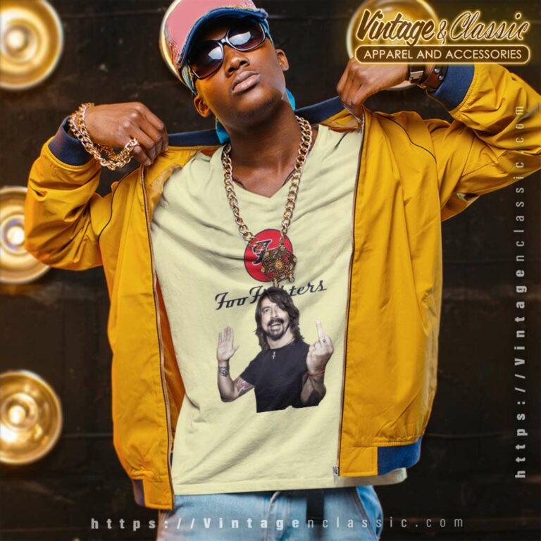 Foo Fighters Dave Grohl V Neck TShirt Foo Fighters Dave Grohl V Neck TShirt