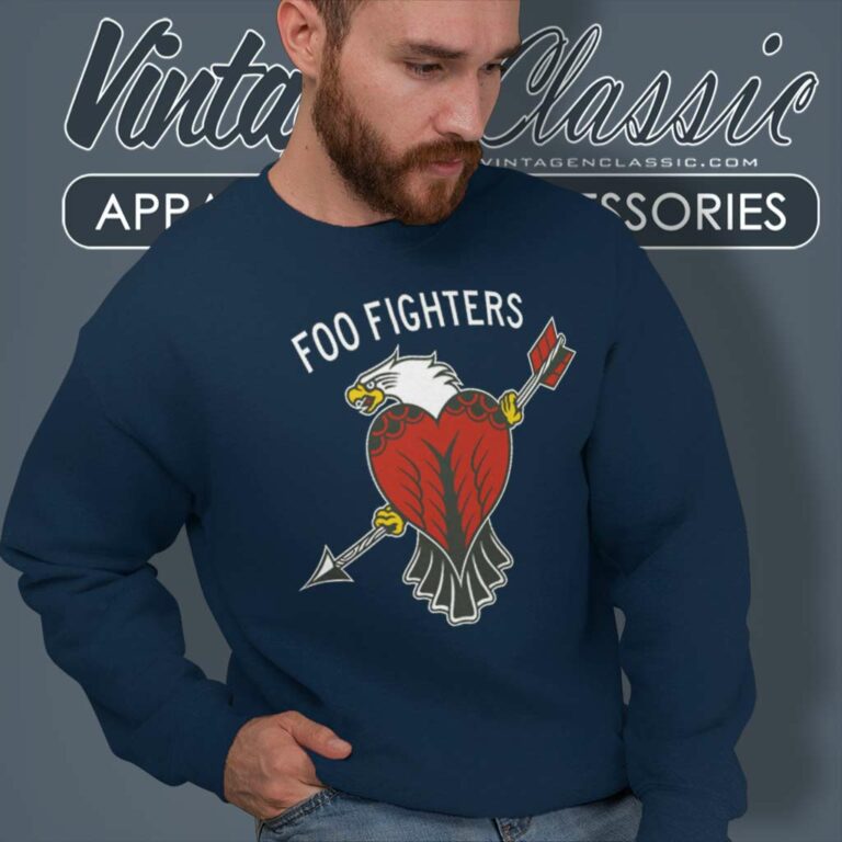 Foo Fighters Eagle Tattoo Sweatshirt Foo Fighters Eagle Tattoo Sweatshirt