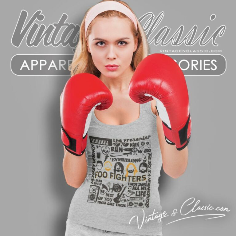 Foo Fighters Everything Or Nothing At All Tank Top Racerback Foo Fighters Everything Or Nothing At All Tank Top Racerback