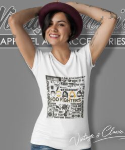 Foo Fighters Everything Or Nothing At All V Neck TShirt