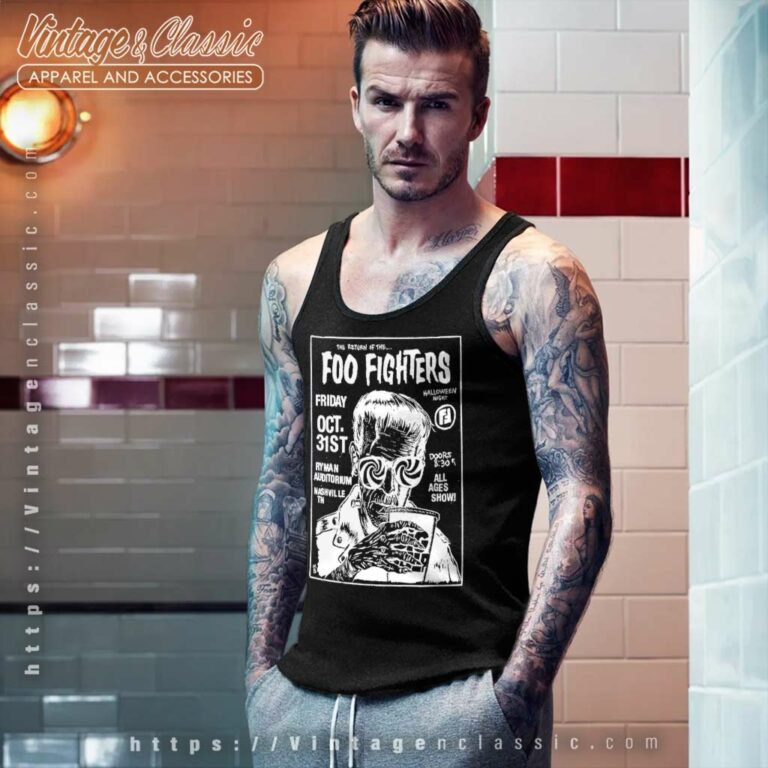 Foo Fighters Halloween Show Concert Tank Top Racerback Foo Fighters Halloween Show Concert Tank Top Racerback