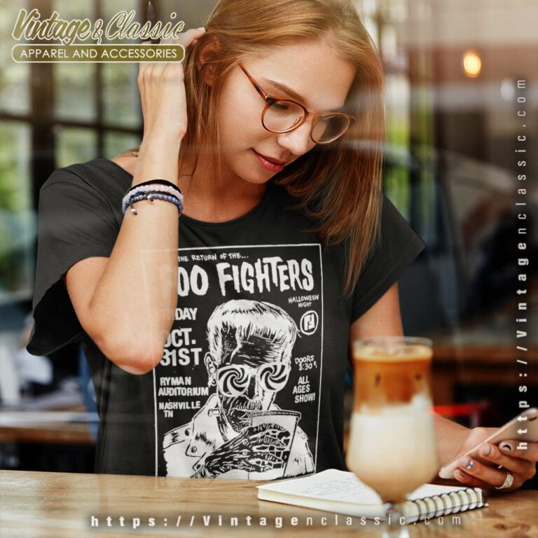 Foo Fighters Halloween Show Concert Women TShirt Foo Fighters Halloween Show Concert Women TShirt