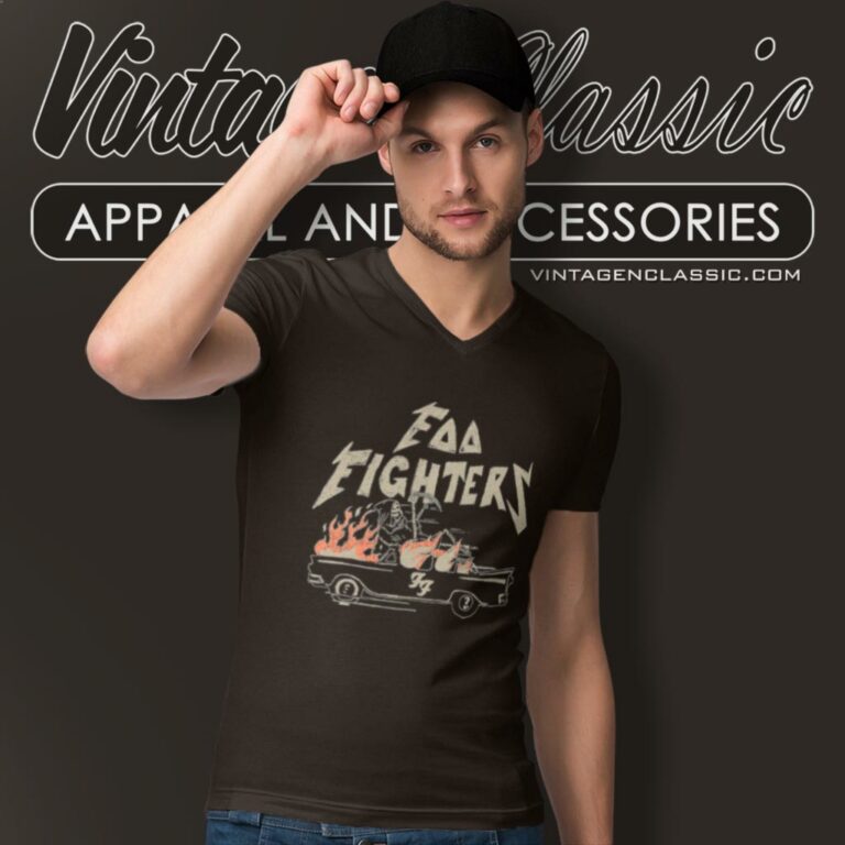 Foo Fighters Joyride V Neck TShirt Foo Fighters Joyride V Neck TShirt