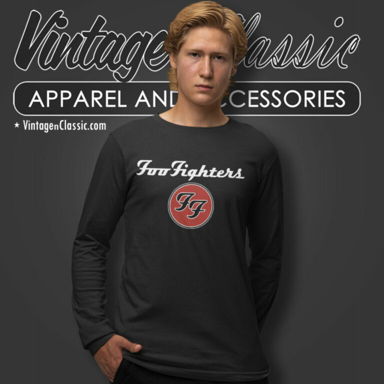 Foo Fighters Original Logo Long Sleeve Tee Foo Fighters Original Logo Long Sleeve Tee