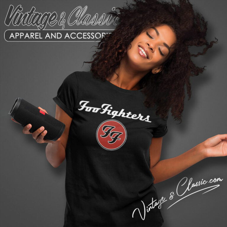 Foo Fighters Original Logo Women T Shirt Foo Fighters Original Logo Women T Shirt