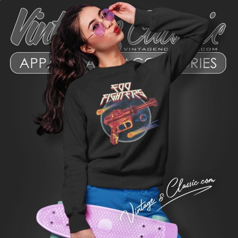 Foo Fighters Ray Gun Sweatshirt Foo Fighters Ray Gun Sweatshirt