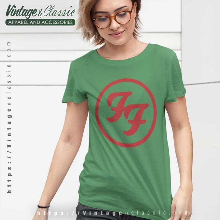 Foo Fighters Red Circle Logo Tshirt Foo Fighters Red Circle Logo Tshirt
