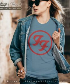 Foo Fighters Red Circle Logo Vneck