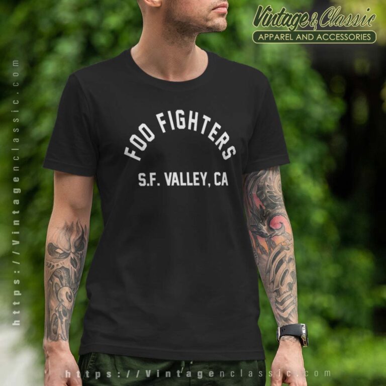 Foo Fighters SF Valley Varsity Tshirt Foo Fighters SF Valley Varsity Tshirt