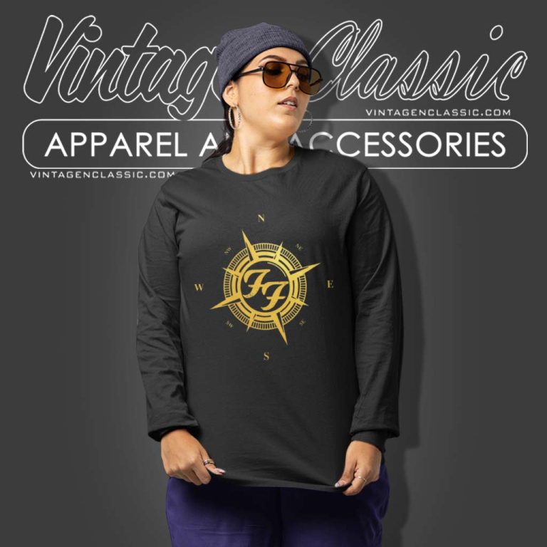 Foo Fighters Shirt 2024 Everything Or Nothing At All Compass Long Sleeve Tee Foo Fighters Shirt 2024 Everything Or Nothing At All Compass Long Sleeve Tee