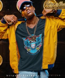 Foo Fighters Shirt 20th Anniversary Eagle Logo 6 Foo Fighters Shirt 20th Anniversary Eagle Logo V Neck TShirt