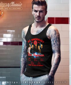 Foo Fighters Shirt 30 Years Thank You For The Memories Signatures Tank Top Racerback