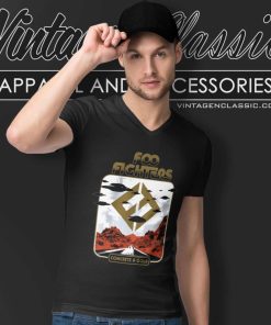 Foo Fighters Shirt Concrete And Gold 5 Foo Fighters Shirt Concrete And Gold V Neck TShirt