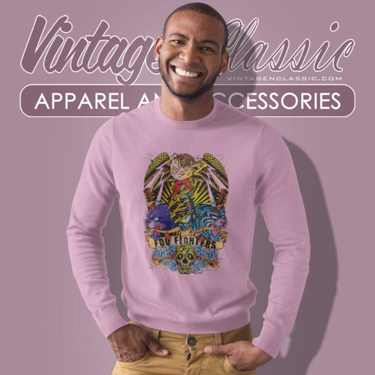 Foo Fighters Shirt Down Under Tour Art Poster Sweatshirt 1 Foo Fighters Shirt Down Under Tour Art Poster Sweatshirt 1