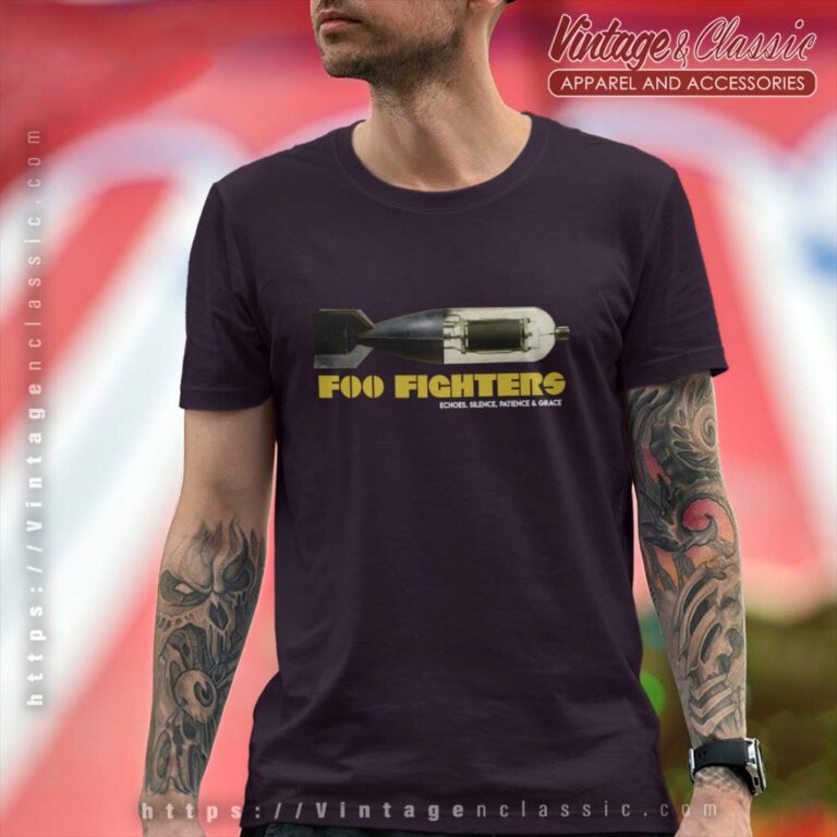 Foo Fighters Shirt Echoes Silence Patience And Grace Album T Shirt Foo Fighters Shirt Echoes Silence Patience And Grace Album T Shirt