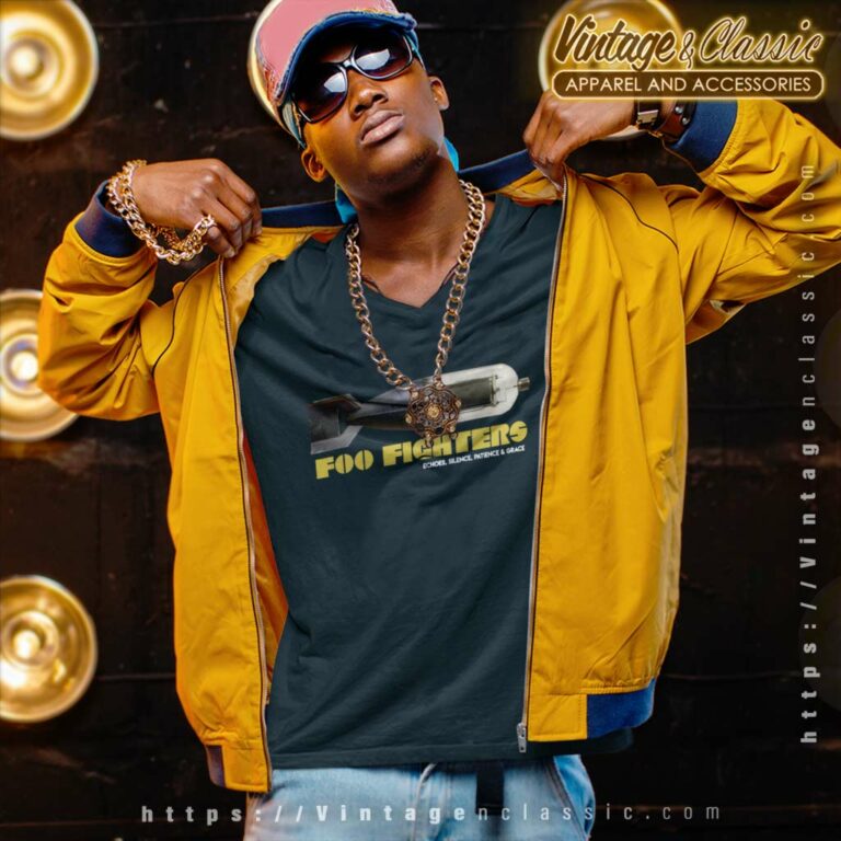 Foo Fighters Shirt Echoes Silence Patience And Grace Album V Neck TShirt Foo Fighters Shirt Echoes Silence Patience And Grace Album V Neck TShirt