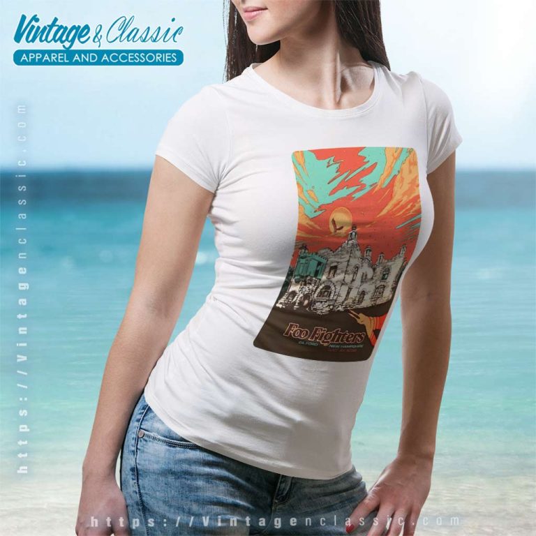 Foo Fighters Shirt Gilford New Hampshire Tour Poster Women TShirt Foo Fighters Shirt Gilford New Hampshire Tour Poster Women TShirt