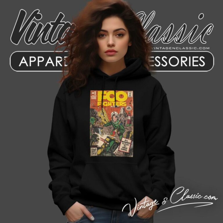 Foo Fighters Shirt Self Titled Comic Book Art Hoodie Foo Fighters Shirt Self Titled Comic Book Art Hoodie