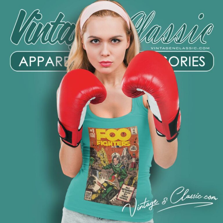 Foo Fighters Shirt Self Titled Comic Book Art Tank Top Racerback Foo Fighters Shirt Self Titled Comic Book Art Tank Top Racerback